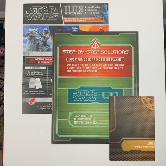 Star Wars UNLOCK! The Escape Game Cooperative games like new - Picture 7 of 7